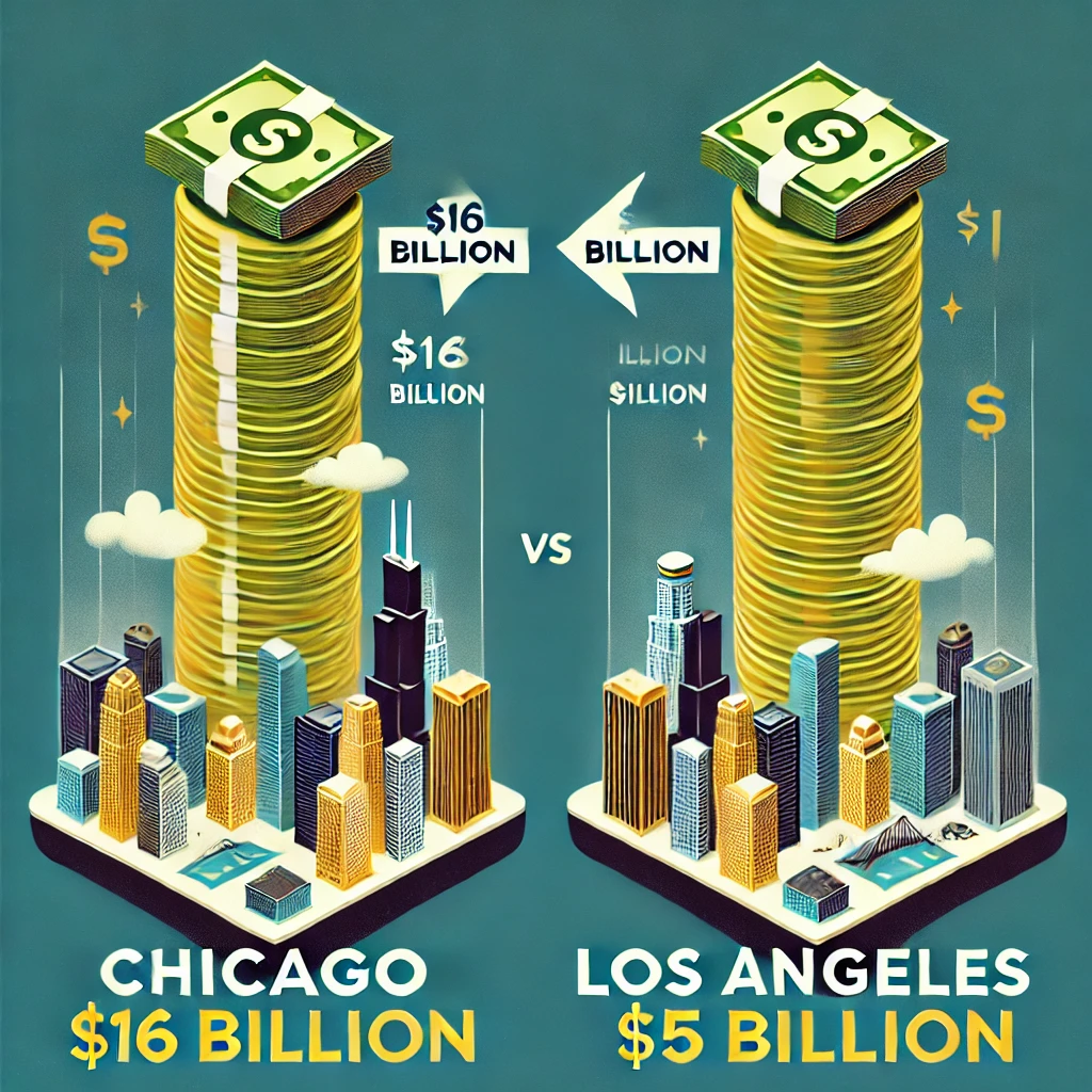 Chicago’s $5 Billion Budget Bloat: Why the Windy City Outspends Los Angeles